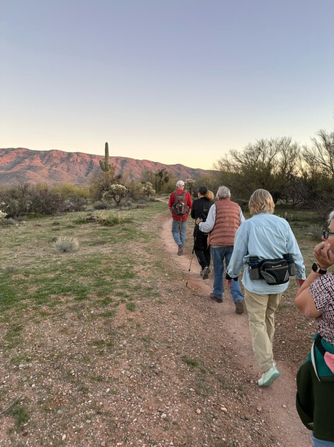 Zenfolio | Southern Arizona Hiking Club | 2/23 SNP East Sunset/mooonrise